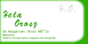hela orosz business card